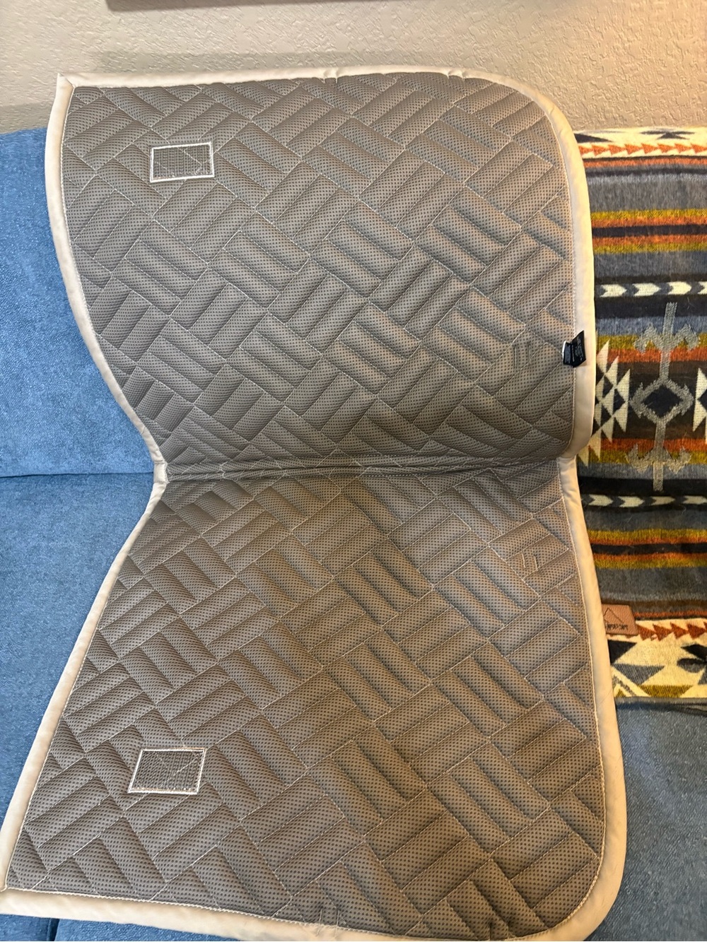 Equestrian Stockholm Dressage Saddle Pad- Sand - Picture 4 of 5
